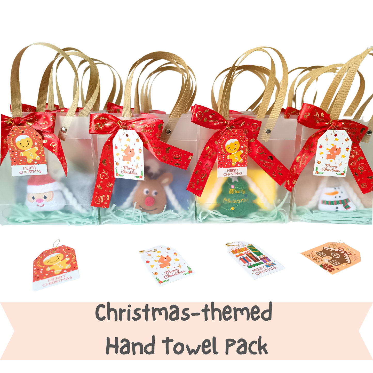 Christmas-themed Hand Towel Pack