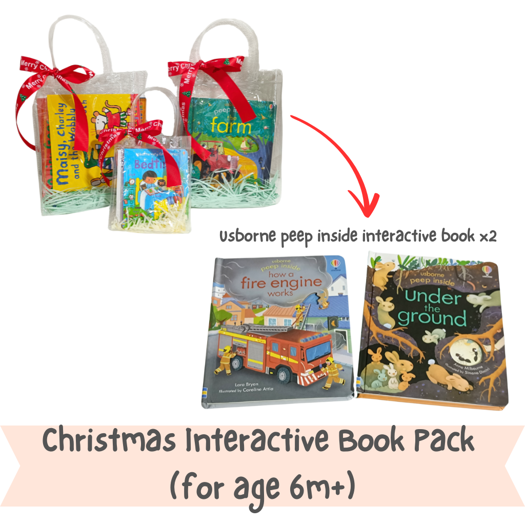 Christmas Book Pack - Interactive Books (for age 6m+)