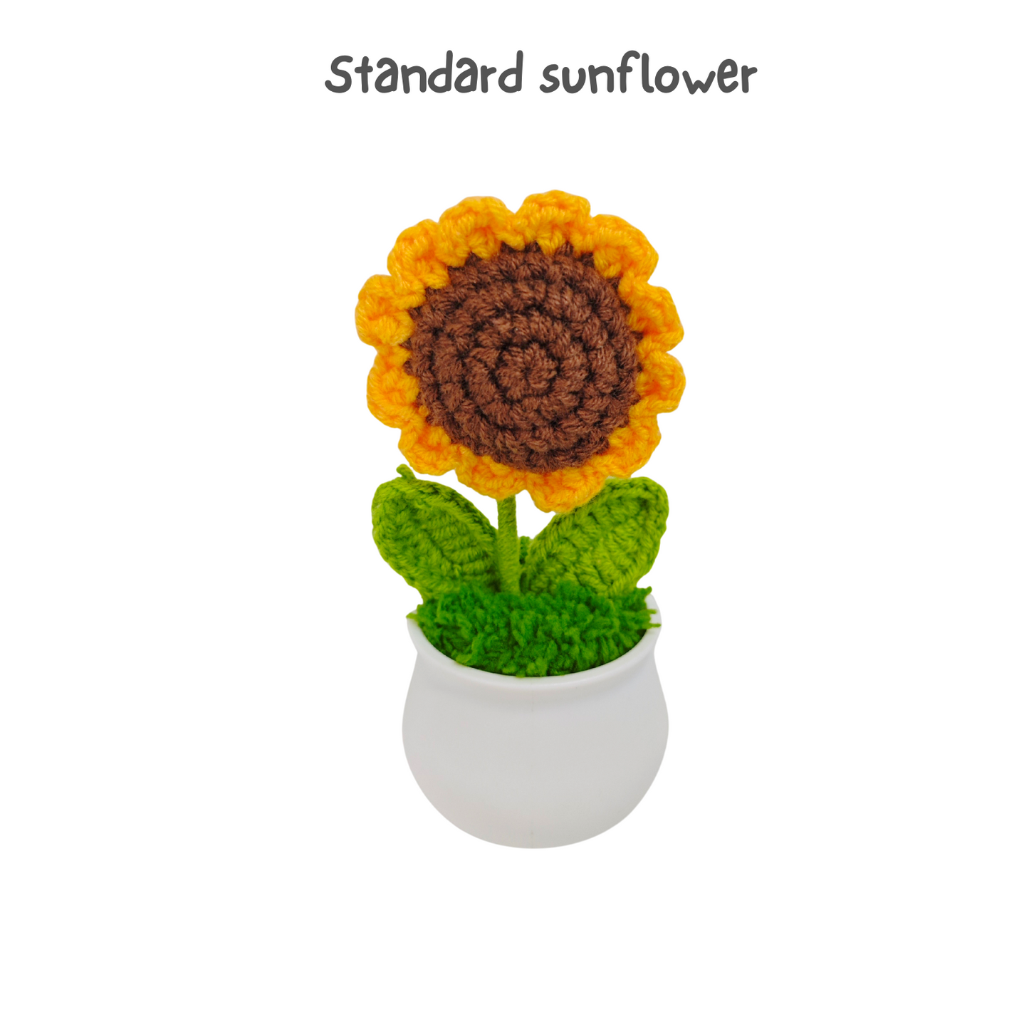 Knitted Crochet Flower Gift Set