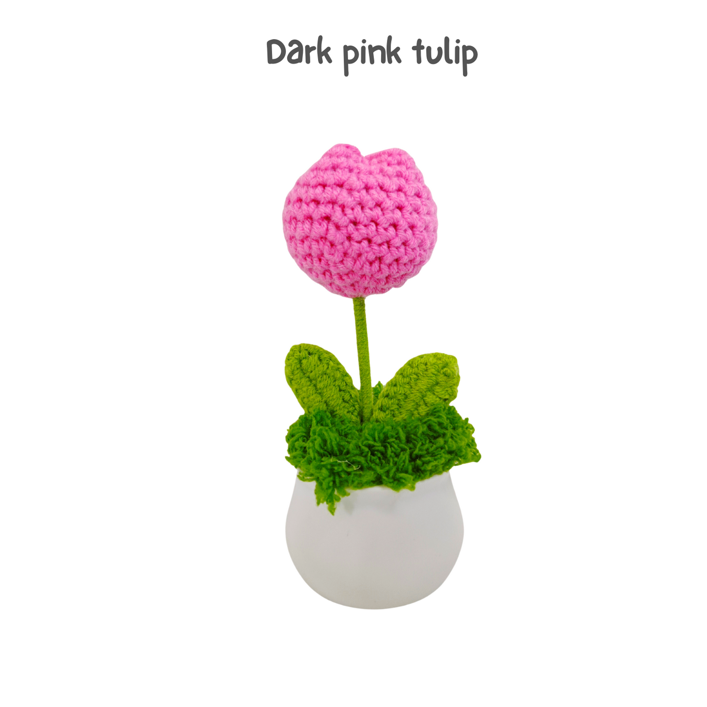 Knitted Crochet Flower Gift Set