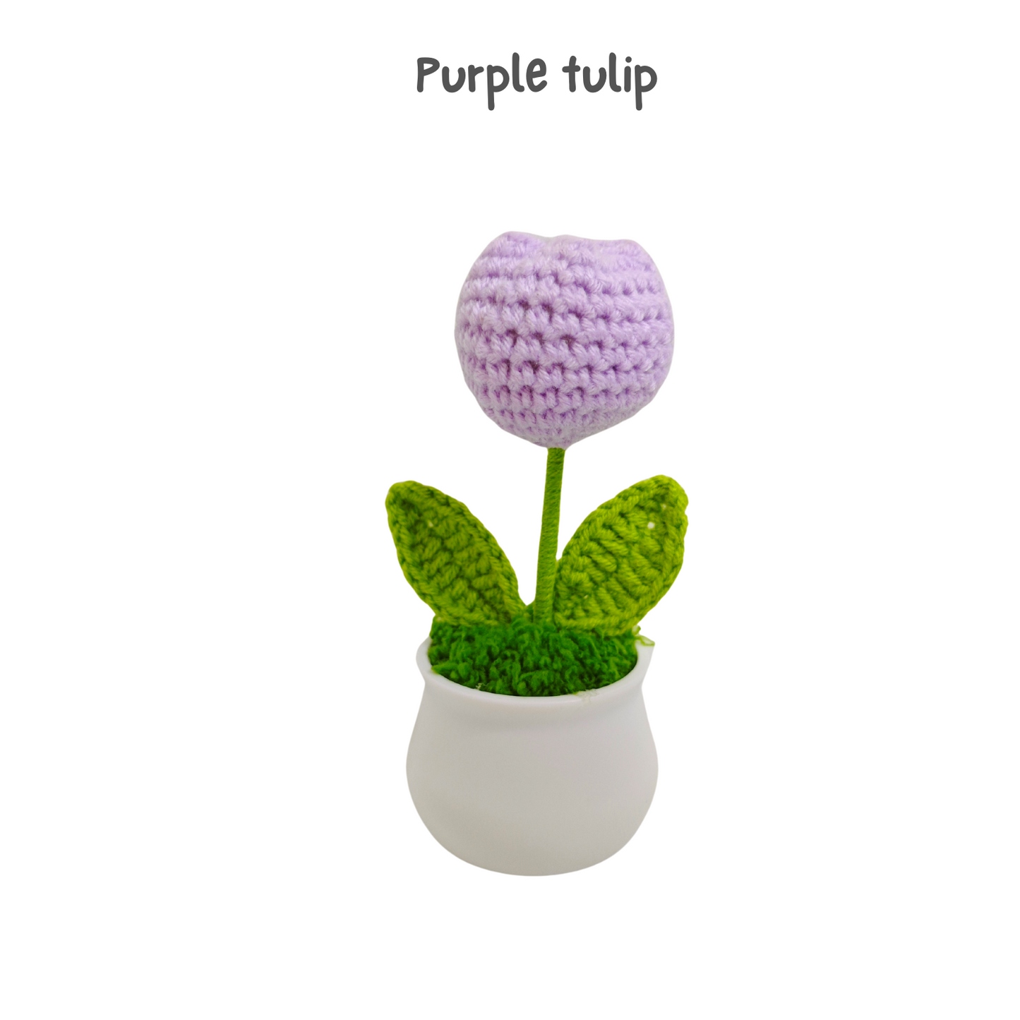 Knitted Crochet Flower Gift Set